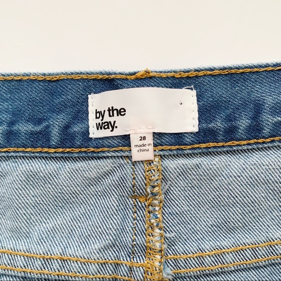 by the way. Tara Denim Mini Skirt - Picture 7 of 8